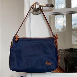 Dooney  & Bourke navy blue pouchette